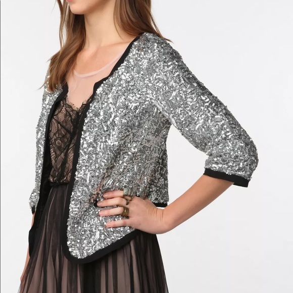 Urban Outfitters | Cooperative Sequin Blazer - Picture 2 of 8